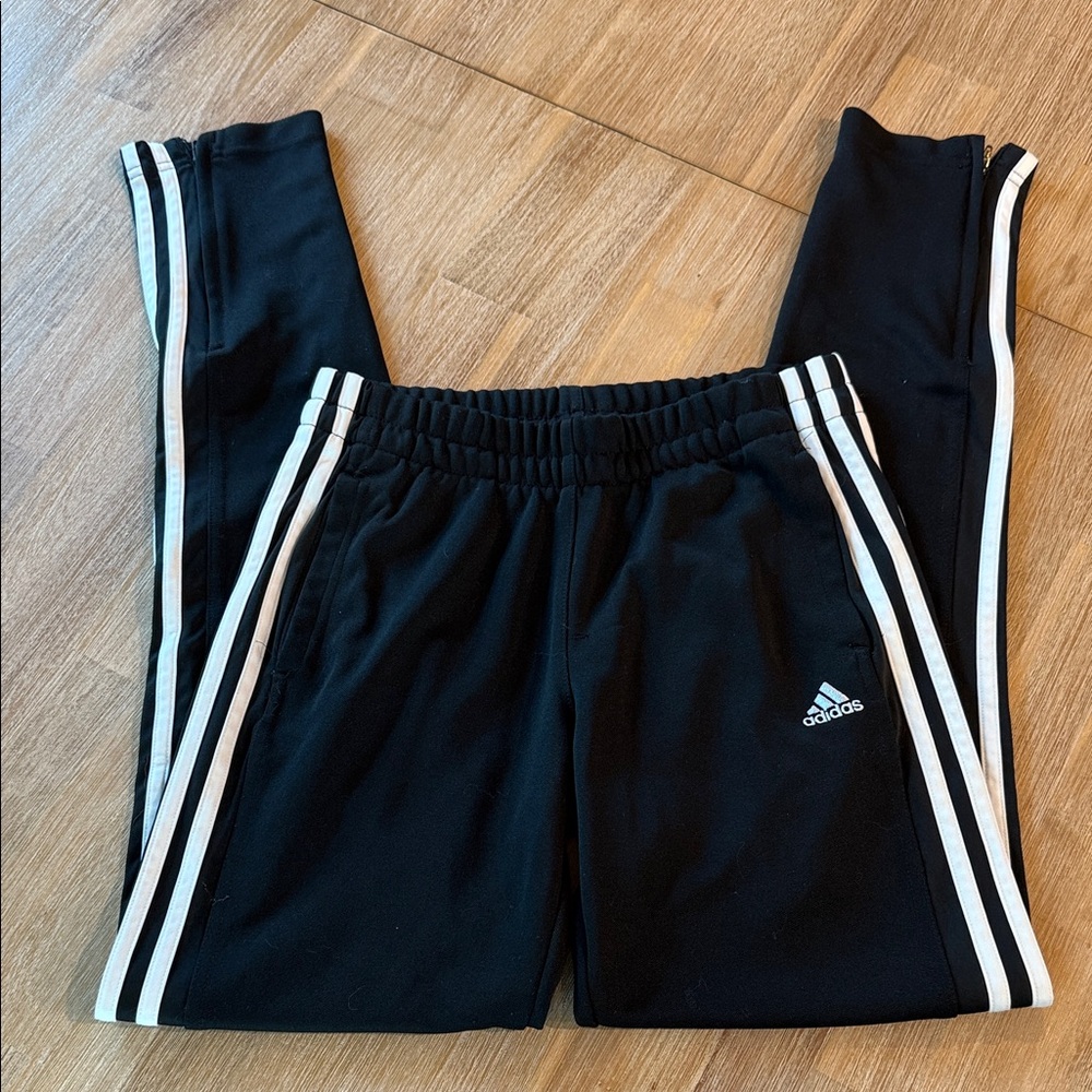 Adidas Black Striped Joggers